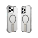 SkinArma Helix MagSafe Case With 360 Rotating Stand for iPhone 16 Pro / 16 Pro Max - Titanium -  كفر حماية عالية - ماغ سيف - مع ستاند