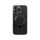 Uniq Swivix MagSafe case with 360 Rotation Kickstand for Apple iPhone 16 Pro / 16 Pro Max - Carbon Black [B] - كفر حماية عالية - يونيك - ماغ سيف + مسكه دائرية