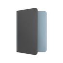 Uniq Belmont Passport Holder With RFID Blocking With Apple's Find My - Charcoal / Washed Blue.[B] - محفظة لجواز السفر - مع خاصية التتبع