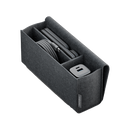 Energea Essential Kit Ampcharge GaN 35W Wall Charger + MagTrio Plus 3 in 1 Wireless Charger - Gun + Helix USB-C to USB-C Cable - Grey [B] حقيبة السفر - 4 في 1 - حقيبة + ستاند شحن لا سلكي 3 في 1 + شاحن حائط قوة 35 واط + سلك شحن تايب سي - كفالة 12 شهر