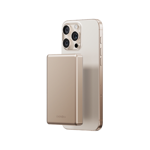 Energea Voyager Kit Travel world Adapter 25 + Alupac Power Bank 10000mAh + Helix Cable 1.5M + Pouch - Beige [B] - حقيبة السفر - 4 في 1 حقيبة + بطاريه ماغ سيف سعة 10000 مللي امبير + شاحن حائط دولي + سلك شحن تايب سي طول 1.5 متر - كفالة 12 شهر