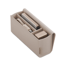 Energea X Bazic Travel Kit Travel world Adapter 25 + Alupac Power Bank 10000mAh + Alu Cable 15CM + Pouch - Beige حقيبة السفر - 4 في 1 - حقيبة + بطاريه ماغ سيف سعة 10000 مللي امبير + شاحن حائط دولي + سلك شحن 4 في 1 طول 15 سم - كفالة 12 شهر