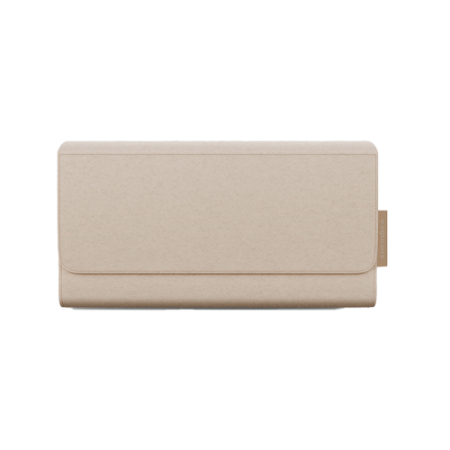 Energea X Bazic Travel Kit Travel world Adapter 25 + Alupac Power Bank 10000mAh + Alu Cable 15CM + Pouch - Beige حقيبة السفر - 4 في 1 - حقيبة + بطاريه ماغ سيف سعة 10000 مللي امبير + شاحن حائط دولي + سلك شحن 4 في 1 طول 15 سم - كفالة 12 شهر