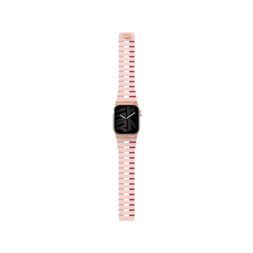SkinArma Gemini Magnetic Watch Strap for Apple Watch 42/41/40MM - Pink Mauve [B] - سير ساعة أبل واتش