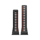 SkinArma Gemini Magnetic Watch Strap for Apple Watch 49/46/45MM - Black Orange [B]- سير ساعة أبل واتش