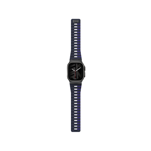 SkinArma Gemini Magnetic Watch Strap for Apple Watch 49/46/45MM - Navy Blue [B] - سير ساعة أبل واتش