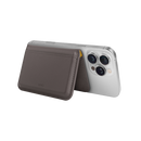 Uniq Lyden DS RFID-Blocking Magnetic Wallet with Kick Stand - Flint Grey / Canary Yellow [B] - ستاند جانبي ومحفظة للبطاقات - ماغ سيف - يونيك