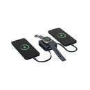 Energea Magpac Mini Plus Wireless Power Bank 10000mAh With Build in USB-C Cable & Display - Blue - بطارية متنقلة - انيرجيا - سعة 10000 - عدد 2 سلك شاحن تايب سي - مع شحن لاسلكي - تدعم شحن ساعة ابل + الايربودز - شاشة رقميه - كفالة 24 شهر