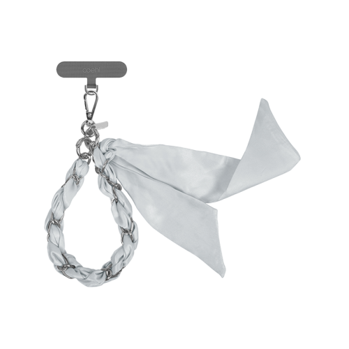 Uniq Coehl Caryne 2-In-1 Universal Lanyard & Handstrap - Cloud Grey [B] - خيط علاقة - من يونيك - يمكنكم اختيار مع كفر شفاف او بدون كفر فقط خيط علاقة