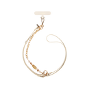 Uniq Coehl Caryne 2-In-1 Universal Lanyard & Handstrap - Cream [B] - خيط علاقة - من يونيك - يمكنكم اختيار مع كفر شفاف او بدون كفر فقط خيط علاقة