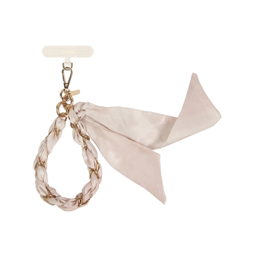 Uniq Coehl Caryne 2-In-1 Universal Lanyard & Handstrap - Dusty Nude [B] - خيط علاقة - من يونيك - يمكنكم اختيار مع كفر شفاف او بدون كفر فقط خيط علاقة