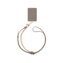 Uniq Coehl Caryne 3-In-1 Universal Lanyard & Handstrap With ID Card Holder - Pebble [B] - خيط علاقة + محفظة بطاقات + مسكة يد - من يونيك