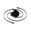 BAZIC GoCharge Loop 5-In-1 Adapter with Cable Kit - 60W / 1 Meter / Micro USB / USB-A / USB-C / Lightning / Black [B] مجموعة سفر قابلة للسحب - من يو اس بي + تايب سي - الى تايب سي + ايفون - طول 1 متر