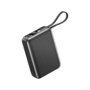 Energea Integra Ultra 45 Power Bank 20000mAh With Build in USB-C Cable & Display - Gunmeta[B] - بطارية متنقلة - انيرجيا - سعة 20 الف - قوة 45 واط - تايب سي - يو اس بي - شاشة رقمية - خاصية الشحن السريع - كفالة 12 شهر