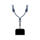 Energea Lasso 2-In-1 USB-C To USB-C 240W 480Mbps Lanyard With Charging Cable 1.5M - Blue - خيط علاقة - 2 في 1 - انيرجيا - سلك شحن تايب سي الى تايب سي - قوة 240 واط - يمكنكم اختيار مع كفر شفاف او بدون كفر فقط خيط علاقة