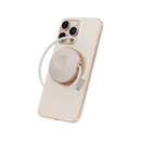 Energea MagDuo Arc 2 In 1 MagSafe Charger With Apple Watch Charger With Retractable USB-C Cable - Gold [B] - شاحن لاسلكي - 2 في 1 - انيرجيا - يشحن الايفون + ساعة ابل واتش في نفس الوقت - قوة تصل الى 15 واط