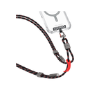 SkinArama Dyno Ve 2-In-1 USB-C To USB-C 240W Lanyard And Charging Cable - Black [B] - خيط علاقة - 2 في 1 - سكين ارما - سلك شحن تايب سي الى تايب سي - قوة 240 واط - يمكنكم اختيار مع كفر شفاف او بدون كفر فقط خيط علاقة