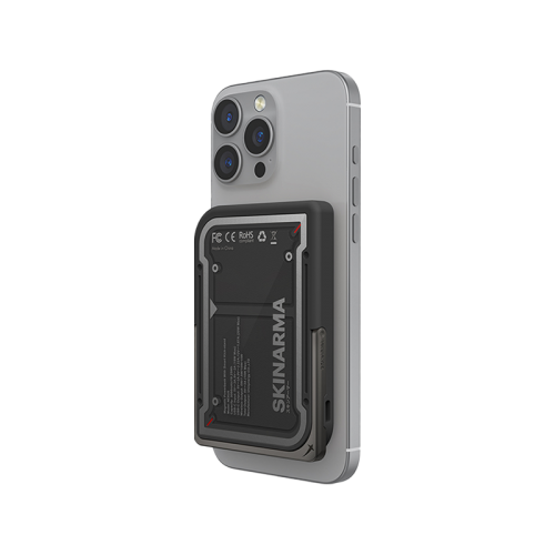 SkinArma Mecha Nexus USB-C 5000mAh Power Bank Built-In Kick Stand - Black [B]- بطارية متنقلة - ماغ سيف + ستاند - قوه 20 واط - سعة 5000 ملي امبير - كفالة 12 شهر