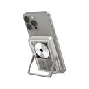 SkinArma Nova Nexus USB-C 5000mAh Power Bank Built-In Kick Stand - Light Grey[B] - بطارية متنقلة - ماغ سيف + ستاند - قوه 20 واط - سعة 5000 ملي امبير - كفالة 12 شهر