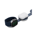 Energea AluMag Trio 3 in 1 Foldable 15W Wireless Charger - Blue [B] - شاحن لاسلكي - 3 في 1يدعم الشحن السريع