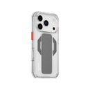 SkinArma Haxa MagSafe Case With Grip Stand for iPhone 17 - Clear [B]- سكين أرما كفر - سلسلة ايفون 17 - ماغ سيف - مسكة وستاند مغناطيس - شفاف