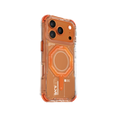SkinArma Magma MagSafe Case for iPhone 17 - Orange - سكين أرما كفر - سلسلة ايفون 17 - ماغ سيف - شفاف