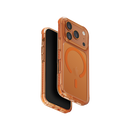 Uniq Hybrid Combat Magsafe Case for iPhone 17 - Volt Orange - كفر حمايه عاليه - يونيك - سلسلة ايفون 17 - ماغ سيف - شفاف