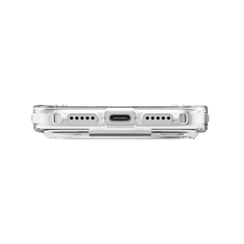 Uniq Hybrid Heldro Air MagSafe Case for iPhone 17 - Lucent Clear - كفر حمايه عاليه - يونيك - سلسلة ايفون 17 - مع مسكه - ماغ سيف - شفاف