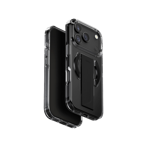 Uniq Hybrid Heldro Air MagSafe Case for iPhone 17 - Vapour Smoke - كفر حمايه عاليه - يونيك - سلسلة ايفون 17 - مع مسكه - ماغ سيف
