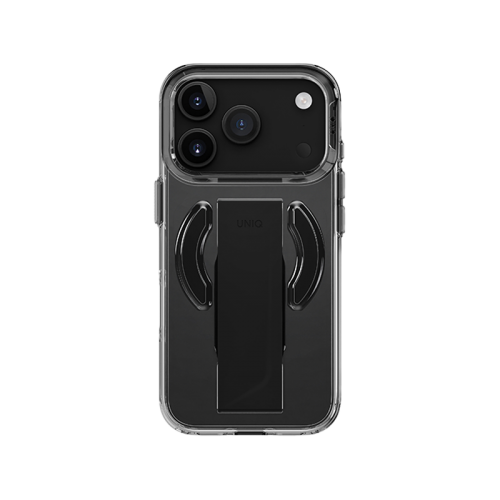 Uniq Hybrid Heldro Air MagSafe Case for iPhone 17 - Vapour Smoke - كفر حمايه عاليه - يونيك - سلسلة ايفون 17 - مع مسكه - ماغ سيف