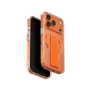 Uniq Hybrid Heldro Air MagSafe Case for iPhone 17 - Volt orange - كفر حمايه عاليه - يونيك - سلسلة ايفون 17 - مع مسكه - ماغ سيف