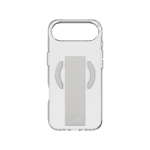 Uniq Hybrid Heldro Air MagSafe Case for iPhone 17 - Lucent Clear - كفر حمايه عاليه - يونيك - سلسلة ايفون 17 - مع مسكه - ماغ سيف - شفاف