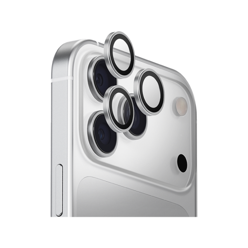 Uniq Optix Camera Lens Protector for iPhone 17 Pro & 17 Pro Max - Sterling Silver - حماية لعدسة كاميرا الهاتف - حبات - ايفون 17 برو / 17 بروماكس - يونيك