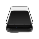 Uniq Optix Vivid Clear Glass Screen Protector for iPhone 17 - حماية شاشة شفافة عالية الجودة -مع اطار اسود - سلسلة ايفون 17 - يونيك