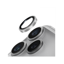 Uniq Optix Prime Stainless Steel Frame Sapphire Camera Lens Protector for iPhone 17 Pro & 17 Pro Max - Silver Chrome - حماية لعدسة كاميرا الهاتف - حبات - 9 مللي - ايفون 17 برو / 17 بروماكس - يونيك