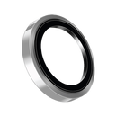 Uniq Optix Prime Stainless Steel Frame Sapphire Camera Lens Protector for iPhone 17 Pro & 17 Pro Max - Silver Chrome - حماية لعدسة كاميرا الهاتف - حبات - 9 مللي - ايفون 17 برو / 17 بروماكس - يونيك