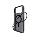 BodyGuardz Ace Pro MagSafe Case for iPhone 17 Pro Max - Smoke Black [B] - كفر حمايه عاليه مع علاق - سلسلة ايفون 17 - ماغ سيف