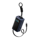 Energea Compac Arc 45W PD 10000mAh Power Bank Built-In USB-C Cable - Blue [B]- بطارية متنقلة - انيرجيا - سعة 10000 - عدد 1 سلك شاحن تايب سي - شاشة رقميه - قوة 45 واط - كفالة 24 شهر