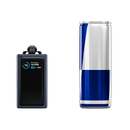 Energea Compac Arc 45W PD 10000mAh Power Bank Built-In USB-C Cable - Blue [B]- بطارية متنقلة - انيرجيا - سعة 10000 - عدد 1 سلك شاحن تايب سي - شاشة رقميه - قوة 45 واط - كفالة 24 شهر