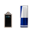 Energea Compac Arc 45W PD 10000mAh Power Bank Built-In USB-C Cable - Gold [B]- بطارية متنقلة - انيرجيا - سعة 10000 - عدد 1 سلك شاحن تايب سي - شاشة رقميه - قوة 45 واط - كفالة 24 شهر