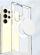 ARAREE DUPLE MAGSAFE CASE For SAMSUNG GALAXY S24 ULTRA - CLEAR  [A] -  S24 كفر سامسونج  - حماية عالية   - ألتر