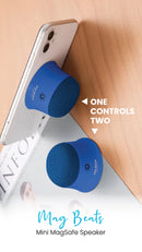 PAWA Mag Beats Mini Magsafe Speaker | Blue [O] - سبيكر ميني - ماغ سيف - كفالة 12 شهر