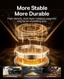 Baseus PrimeTrip VC1 Air Dashboard Magnetic Car Mount – Black [D] - ستاند مكتبي - عالي الجودة - مغناطيس - لجميع انواع الاجهزة