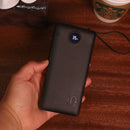 Porodo 10000mAh Magsafe Integrated Cables Smart Folding Stand - بطاريه متنقلة - سعة 10 ألاف - بورودو + شحن ماغ سيف قوة 15 واط  - ستاند + سلك شحن  تايب سي + سلك شحن  ايفون + سلك شحن مايكرو + سلك يو اس بي اي - شاشة رقمية + ستاند - كفالة 24 شهر