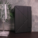 Magi Series Case for iPad With Apple Pencil Holder & Auto Sleep Wake - Black - كفر ايباد حماية عالية - مكان للقلم - اكثر من وضعية للاستاند