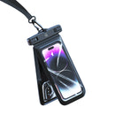 USAMS  Double Pocket Waterproof Bag - Black - كفر ضد الماء - مزدوج - لجميع انواع واحجام الاجهزة