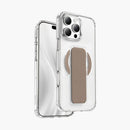 Snap Grip with Magsafe Strong Magnetic Clear Case [H] كفر حماية -ماغ سيف - ماسكه وستاند بالطول والعرض - مغناطيس - شفاف