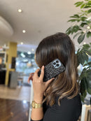 Black Glitter Case for iPhone - كفر جليتر - أسود