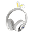 Soundtec By Porodo Kids Wireless Headphone Rabbit Ears LED Lights - Grey - سماعة رأس بلوتوث - بورودو - كفالة 24 شهر