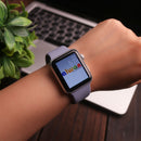 Silicon Watch Band for Apple Watch - Light Gray - سير ساعة ابل ووتش